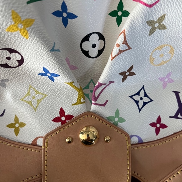 LV multi-color Monogram Ursula Shoulder Bag - Picture 7 of 10
